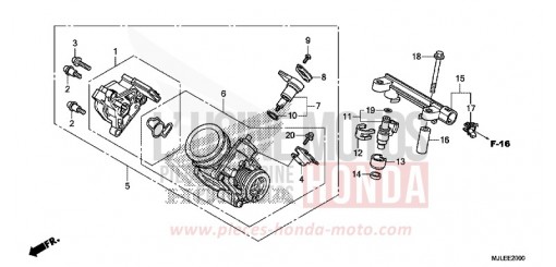 DROSSELKLAPPENGEHAEUSE NC750SE de 2014